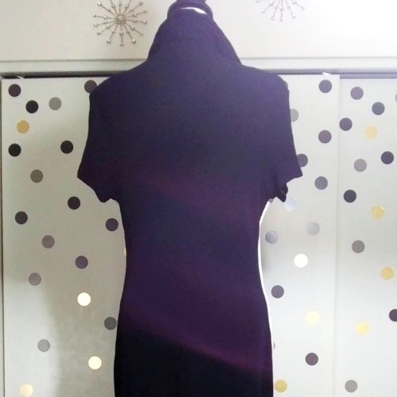 VTG RONNI NICOLE BLK W/ RACER STRIPES MAXI SZ 14 - Picture 3 of 14